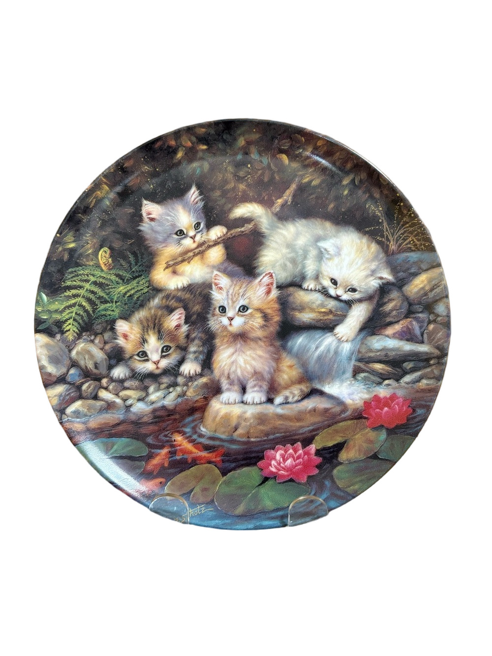By the Lily Pond By Artist Jurgen Scholz